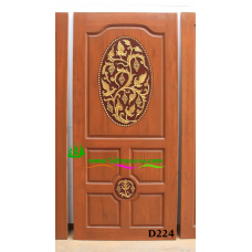 ประตูไม้สักบานเดี่ยว รหัส D224